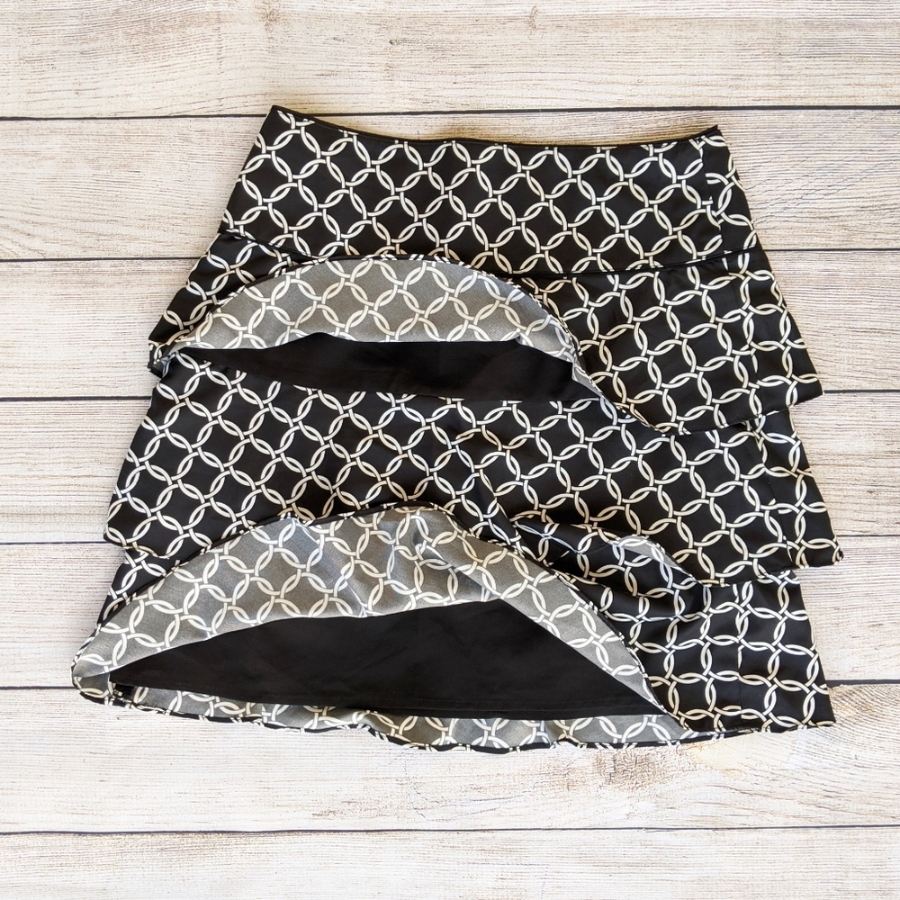 White House Black Market Ruffled Skirt